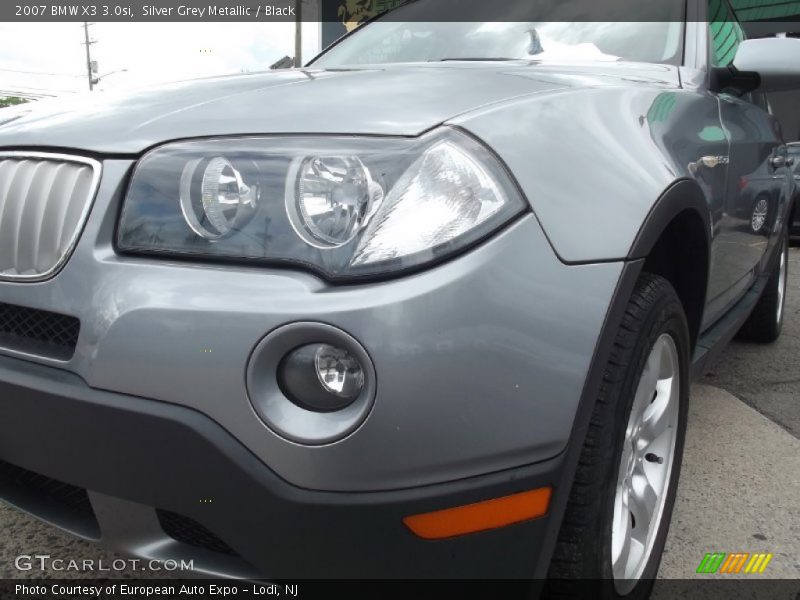 Silver Grey Metallic / Black 2007 BMW X3 3.0si