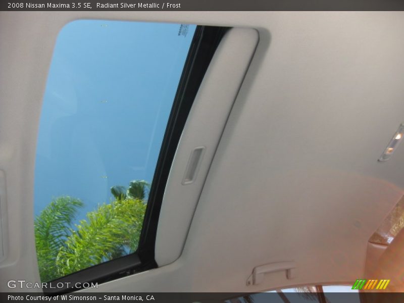 Radiant Silver Metallic / Frost 2008 Nissan Maxima 3.5 SE