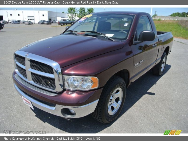 Deep Molten Red Pearl / Dark Slate Gray 2005 Dodge Ram 1500 SLT Regular Cab