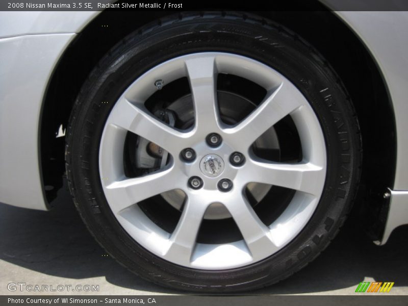 Radiant Silver Metallic / Frost 2008 Nissan Maxima 3.5 SE