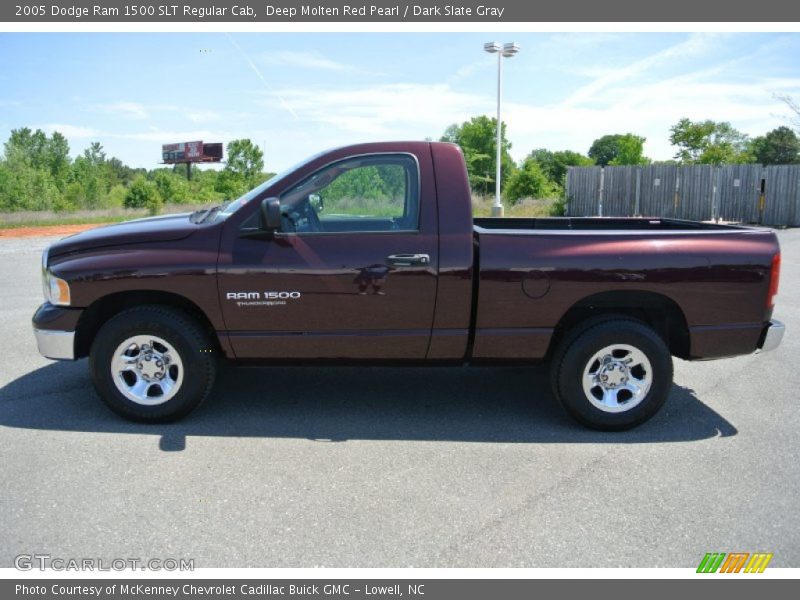 Deep Molten Red Pearl / Dark Slate Gray 2005 Dodge Ram 1500 SLT Regular Cab