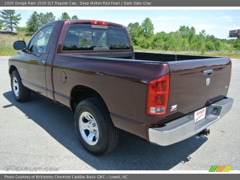 Deep Molten Red Pearl / Dark Slate Gray 2005 Dodge Ram 1500 SLT Regular Cab