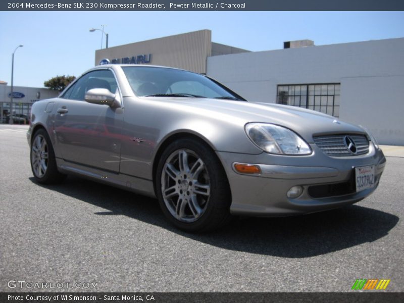 Pewter Metallic / Charcoal 2004 Mercedes-Benz SLK 230 Kompressor Roadster