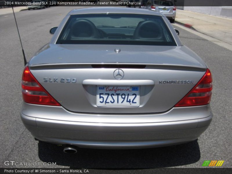 Pewter Metallic / Charcoal 2004 Mercedes-Benz SLK 230 Kompressor Roadster