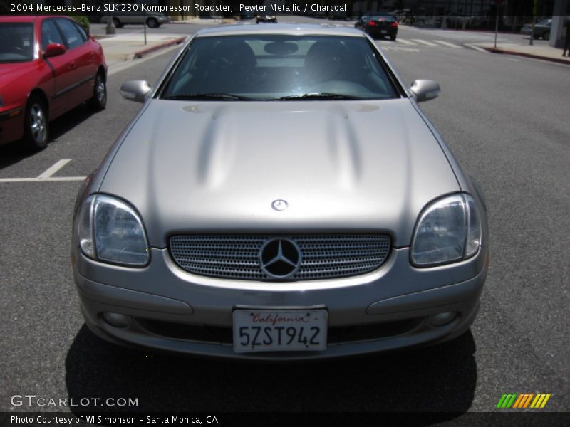 Pewter Metallic / Charcoal 2004 Mercedes-Benz SLK 230 Kompressor Roadster