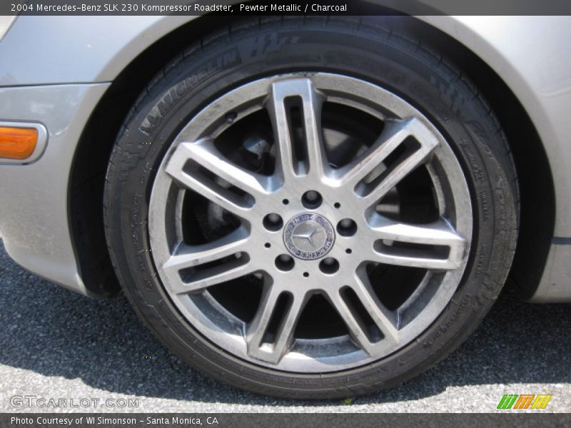 Pewter Metallic / Charcoal 2004 Mercedes-Benz SLK 230 Kompressor Roadster