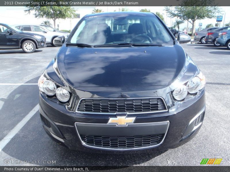 Black Granite Metallic / Jet Black/Dark Titanium 2013 Chevrolet Sonic LT Sedan