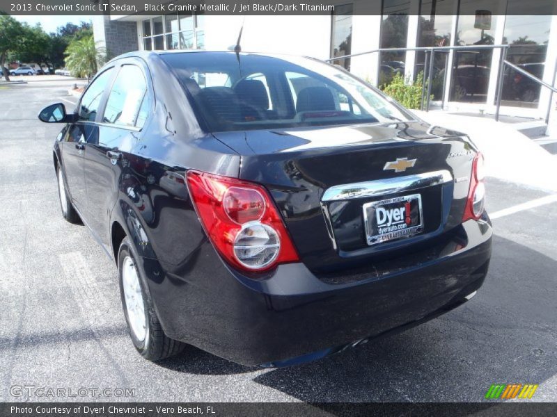 Black Granite Metallic / Jet Black/Dark Titanium 2013 Chevrolet Sonic LT Sedan