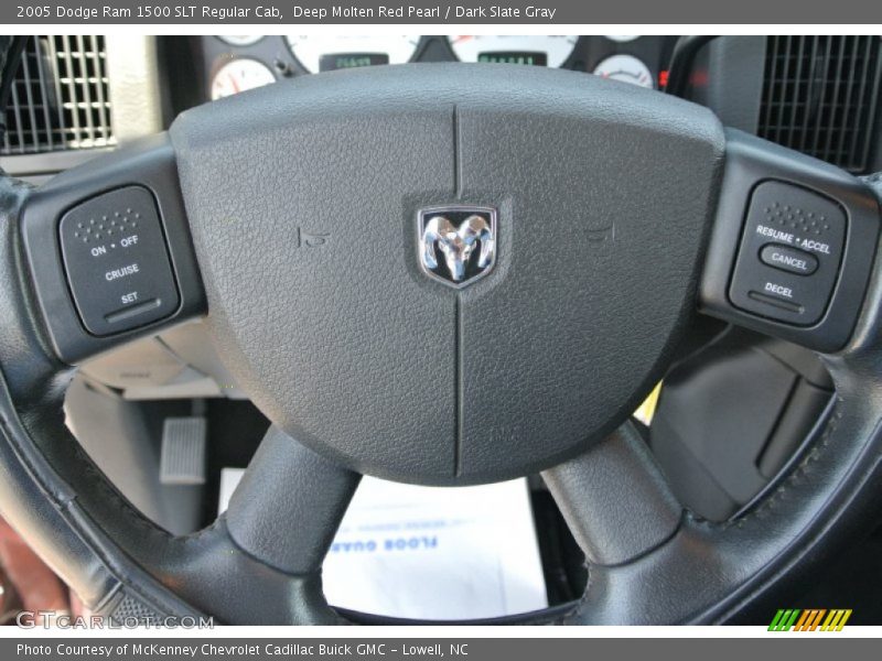 Deep Molten Red Pearl / Dark Slate Gray 2005 Dodge Ram 1500 SLT Regular Cab