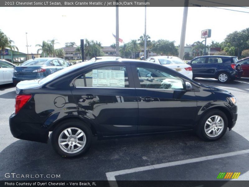 Black Granite Metallic / Jet Black/Dark Titanium 2013 Chevrolet Sonic LT Sedan