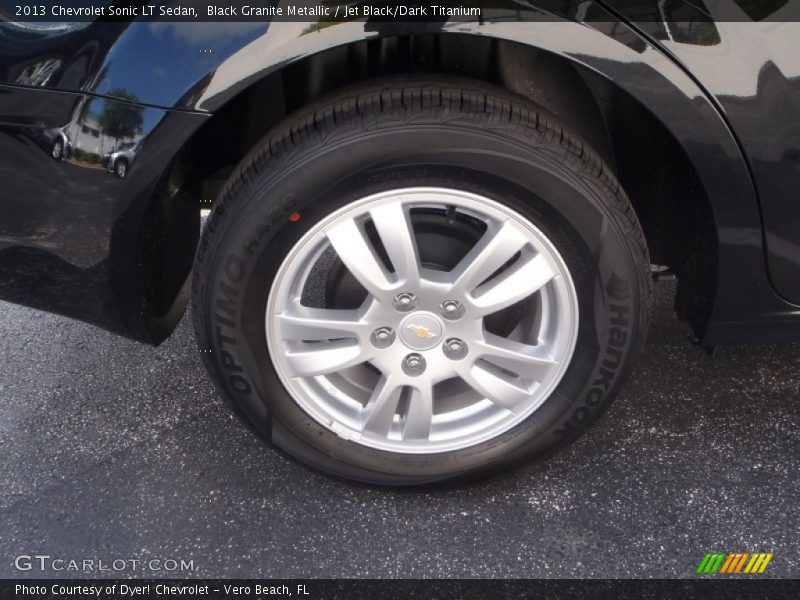 Black Granite Metallic / Jet Black/Dark Titanium 2013 Chevrolet Sonic LT Sedan
