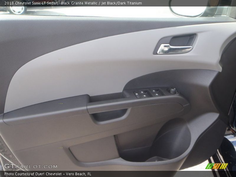 Black Granite Metallic / Jet Black/Dark Titanium 2013 Chevrolet Sonic LT Sedan