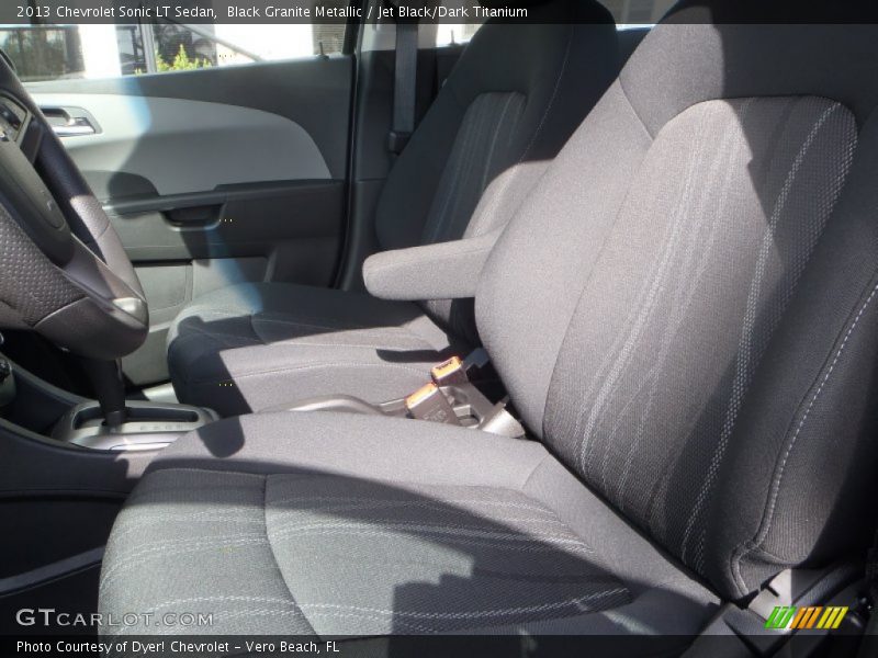Black Granite Metallic / Jet Black/Dark Titanium 2013 Chevrolet Sonic LT Sedan
