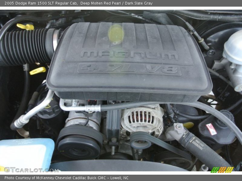 Deep Molten Red Pearl / Dark Slate Gray 2005 Dodge Ram 1500 SLT Regular Cab