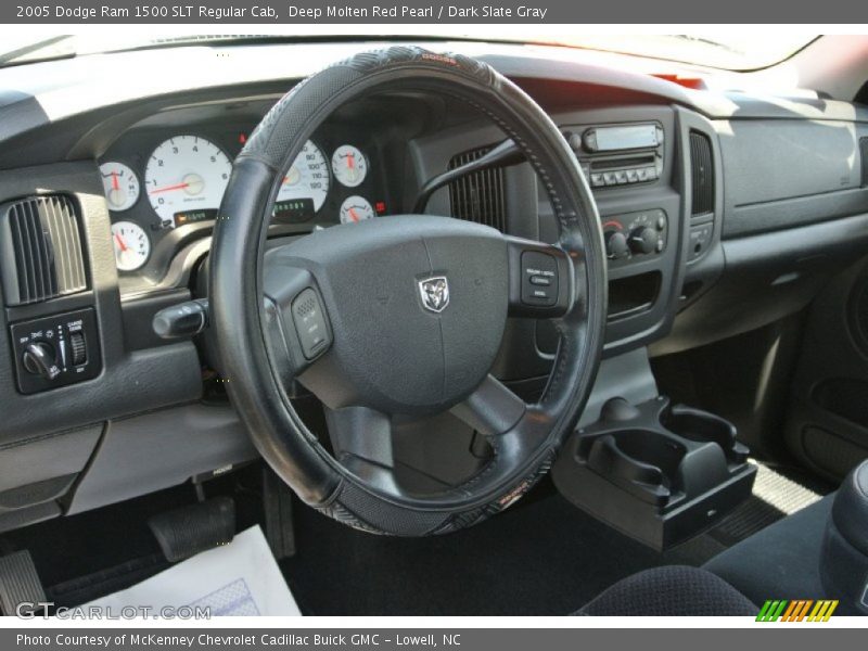 Deep Molten Red Pearl / Dark Slate Gray 2005 Dodge Ram 1500 SLT Regular Cab