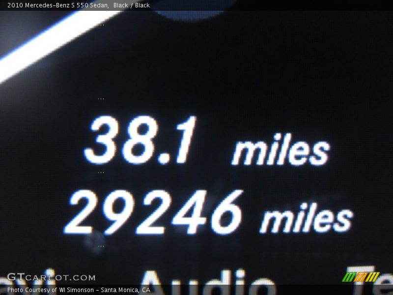 Black / Black 2010 Mercedes-Benz S 550 Sedan