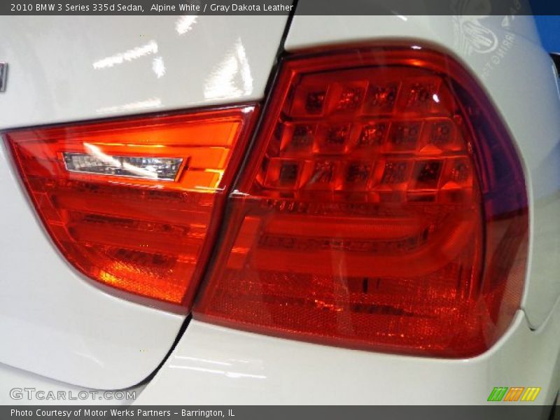 Alpine White / Gray Dakota Leather 2010 BMW 3 Series 335d Sedan