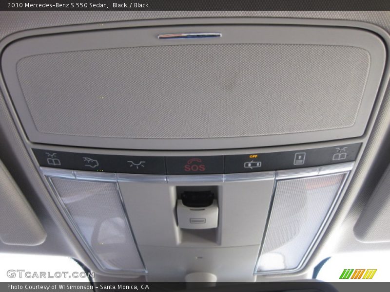 Black / Black 2010 Mercedes-Benz S 550 Sedan