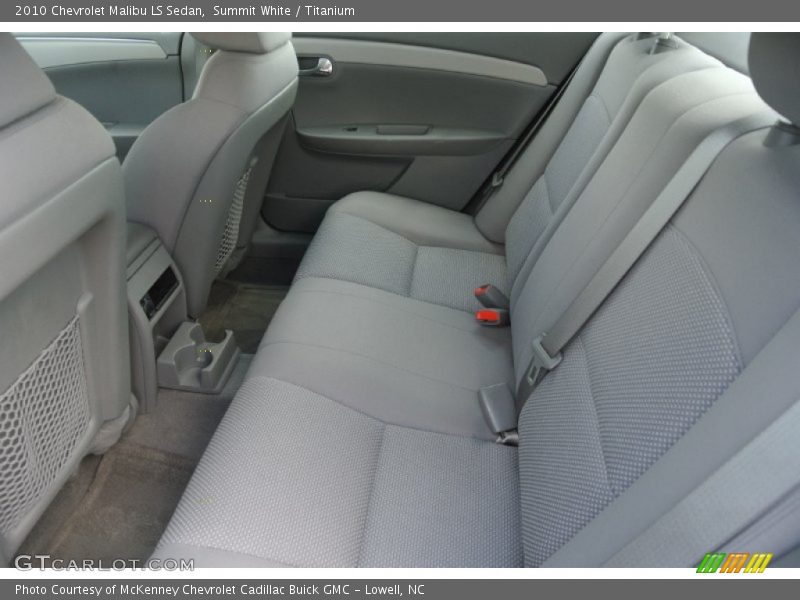 Summit White / Titanium 2010 Chevrolet Malibu LS Sedan