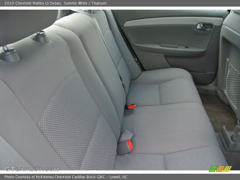Summit White / Titanium 2010 Chevrolet Malibu LS Sedan