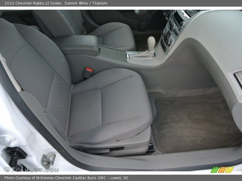 Summit White / Titanium 2010 Chevrolet Malibu LS Sedan