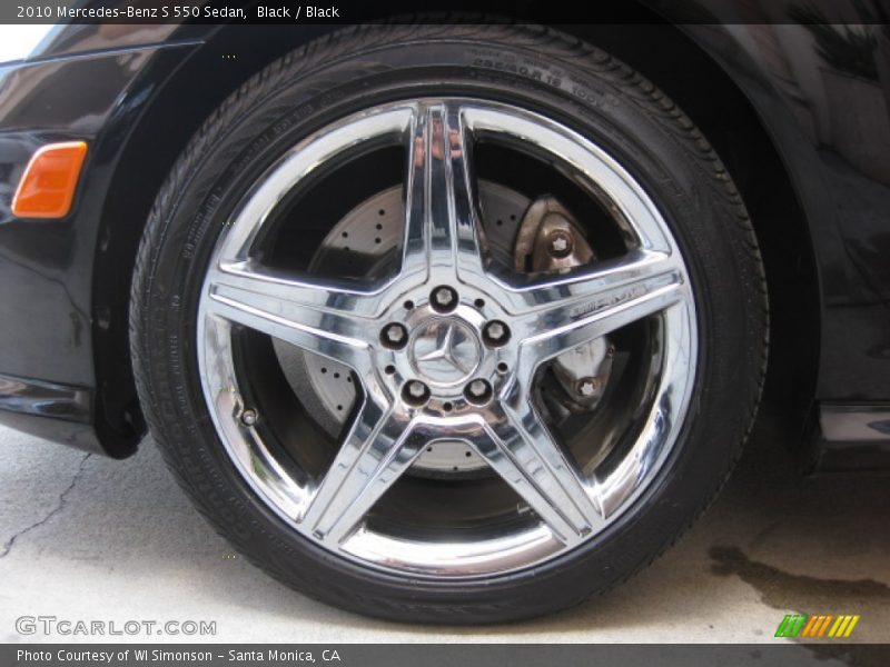 Black / Black 2010 Mercedes-Benz S 550 Sedan