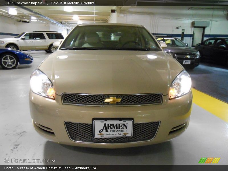 Gold Mist Metallic / Neutral 2012 Chevrolet Impala LT