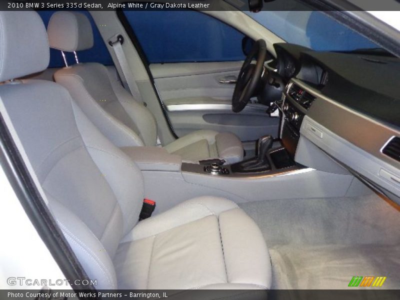 Alpine White / Gray Dakota Leather 2010 BMW 3 Series 335d Sedan