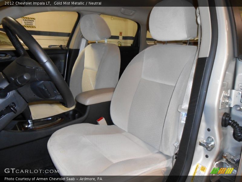 Gold Mist Metallic / Neutral 2012 Chevrolet Impala LT