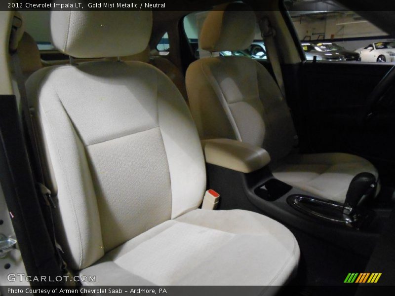 Gold Mist Metallic / Neutral 2012 Chevrolet Impala LT