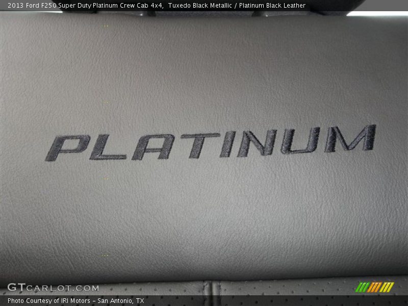 Embroidered Platinum - 2013 Ford F250 Super Duty Platinum Crew Cab 4x4
