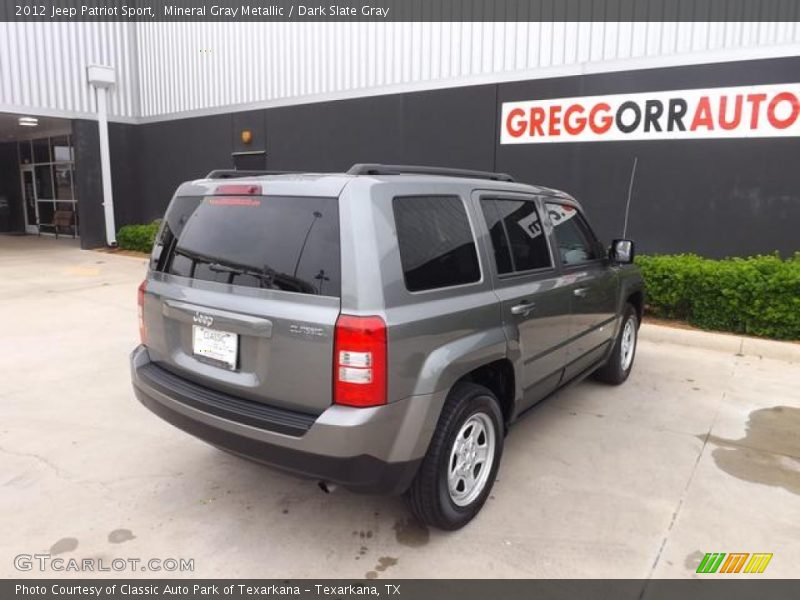 Mineral Gray Metallic / Dark Slate Gray 2012 Jeep Patriot Sport