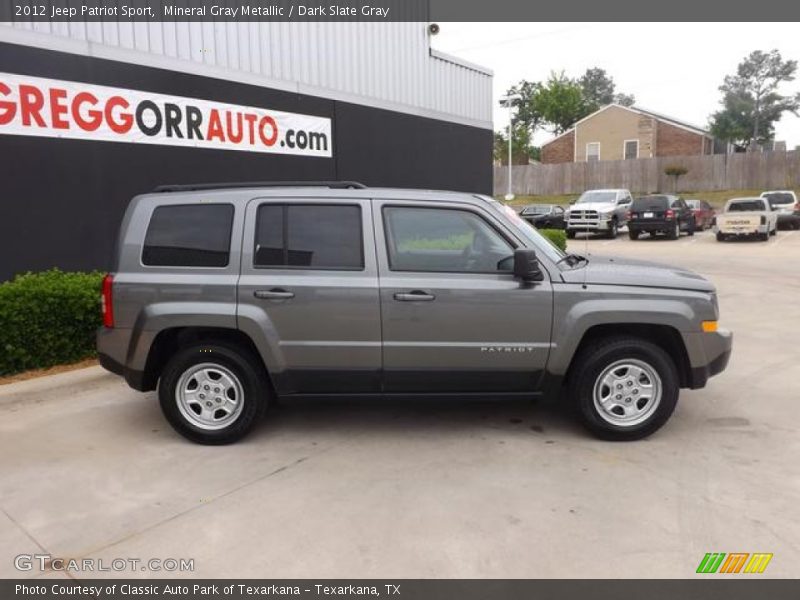 Mineral Gray Metallic / Dark Slate Gray 2012 Jeep Patriot Sport