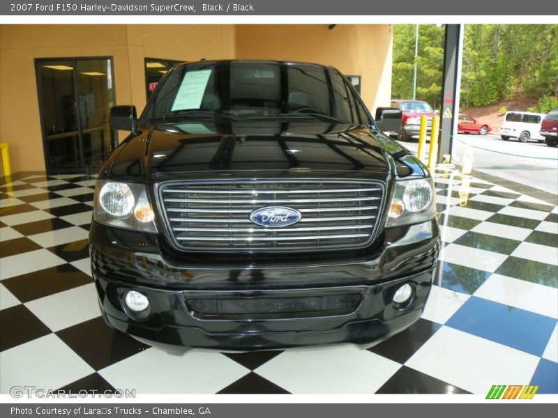 Black / Black 2007 Ford F150 Harley-Davidson SuperCrew