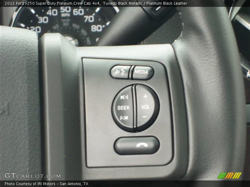 Controls of 2013 F250 Super Duty Platinum Crew Cab 4x4