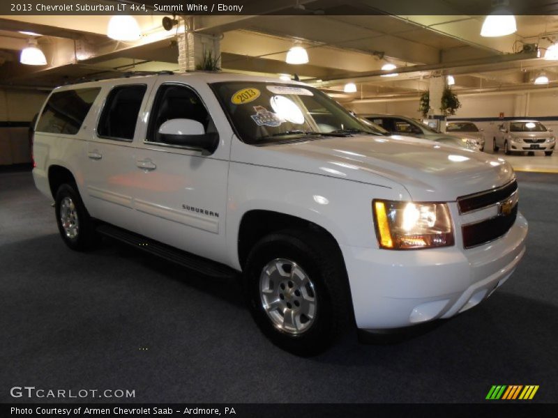 Summit White / Ebony 2013 Chevrolet Suburban LT 4x4