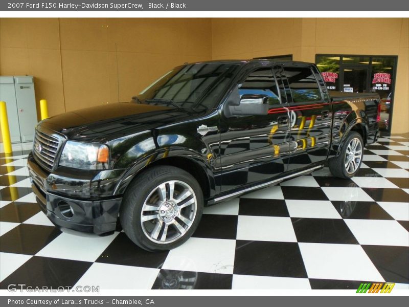 Black / Black 2007 Ford F150 Harley-Davidson SuperCrew