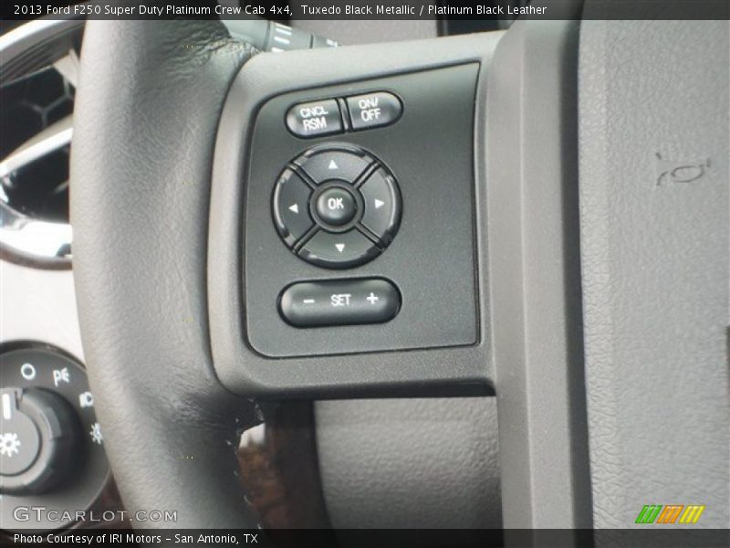 Controls of 2013 F250 Super Duty Platinum Crew Cab 4x4