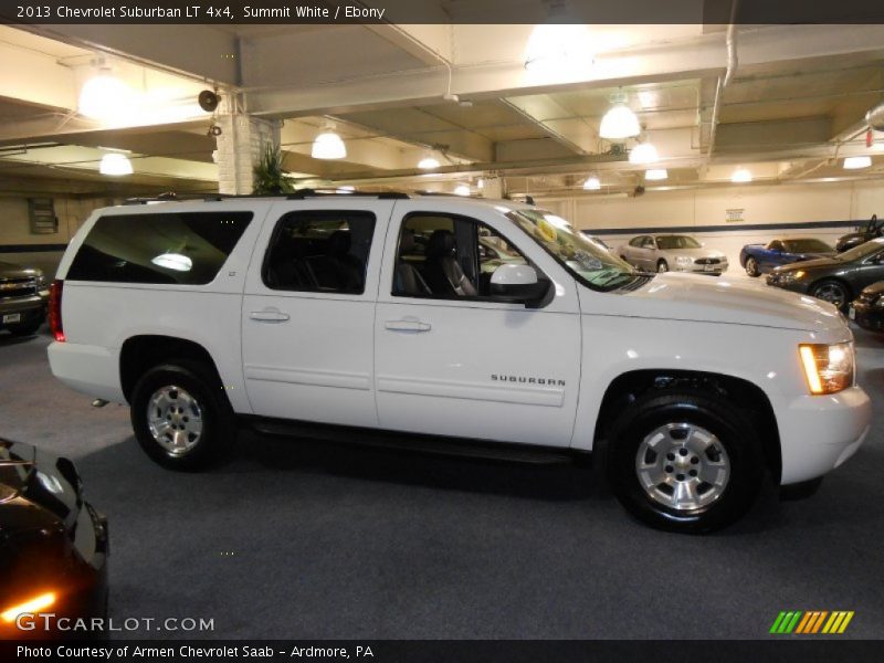 Summit White / Ebony 2013 Chevrolet Suburban LT 4x4