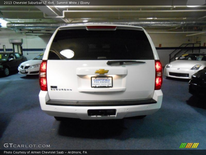 Summit White / Ebony 2013 Chevrolet Suburban LT 4x4