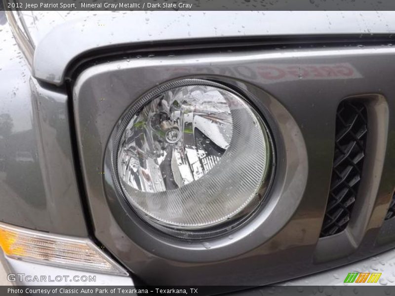 Mineral Gray Metallic / Dark Slate Gray 2012 Jeep Patriot Sport