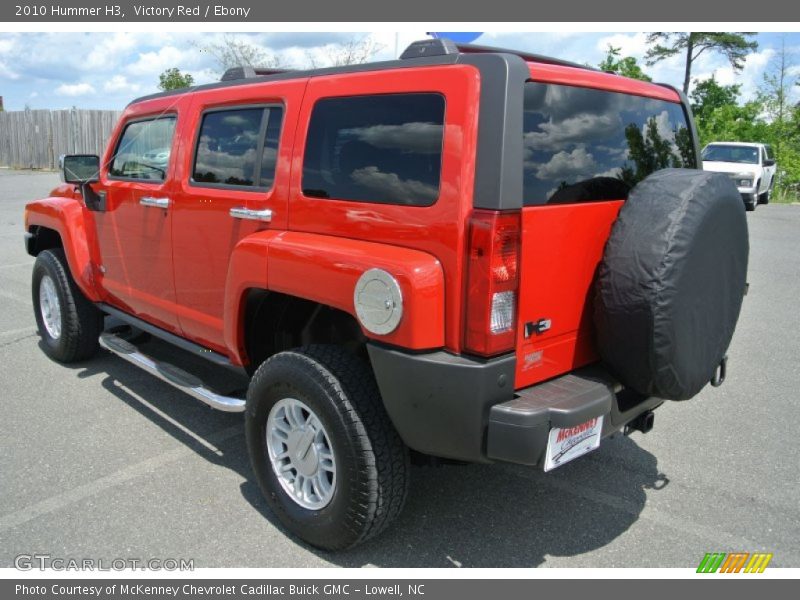 Victory Red / Ebony 2010 Hummer H3