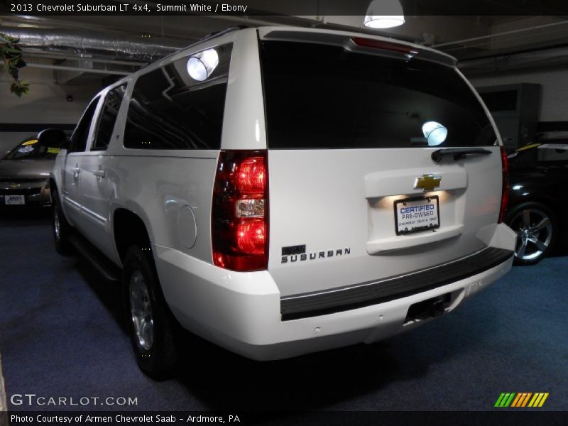 Summit White / Ebony 2013 Chevrolet Suburban LT 4x4