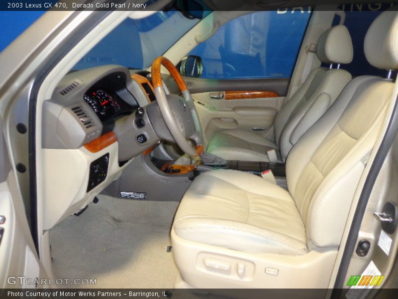  2003 GX 470 Ivory Interior