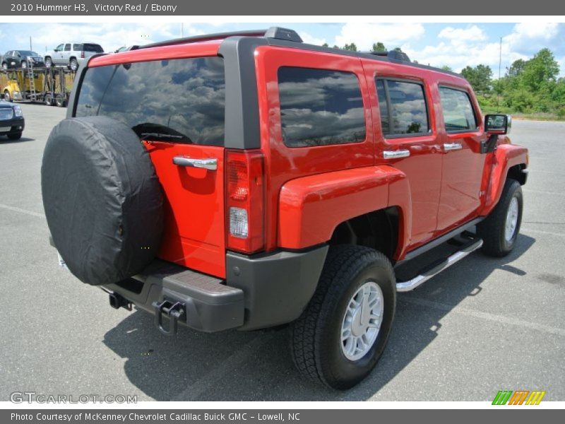 Victory Red / Ebony 2010 Hummer H3