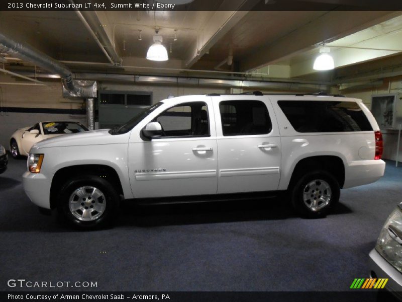 Summit White / Ebony 2013 Chevrolet Suburban LT 4x4