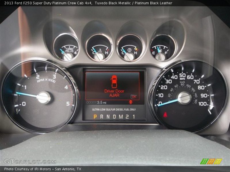  2013 F250 Super Duty Platinum Crew Cab 4x4 Platinum Crew Cab 4x4 Gauges