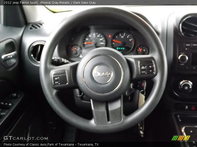 Mineral Gray Metallic / Dark Slate Gray 2012 Jeep Patriot Sport