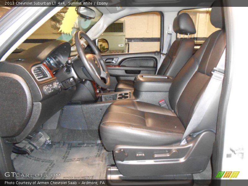 Summit White / Ebony 2013 Chevrolet Suburban LT 4x4
