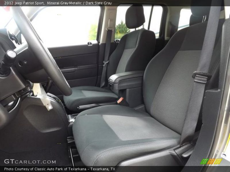 Mineral Gray Metallic / Dark Slate Gray 2012 Jeep Patriot Sport